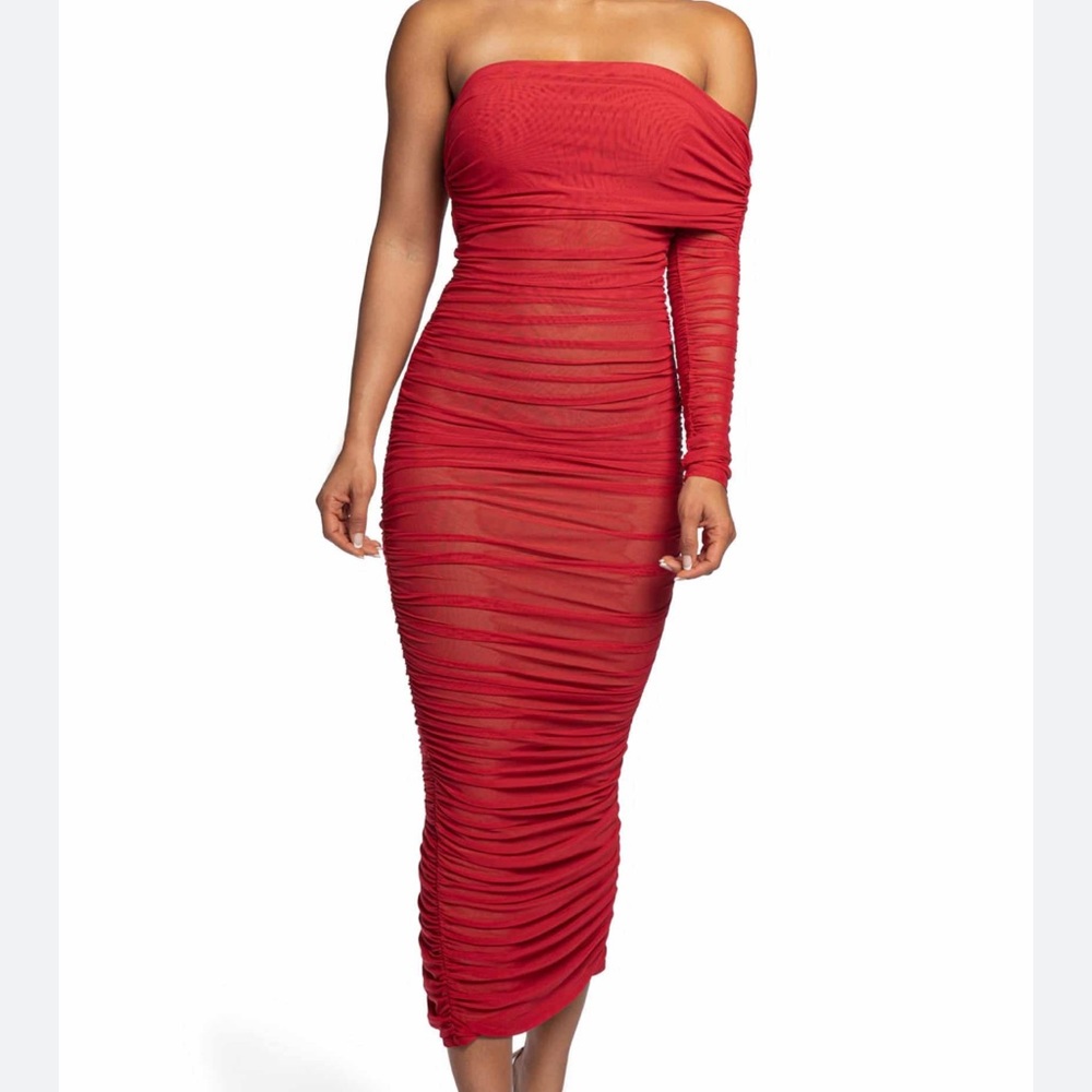 Jluxlabel black mesh dress